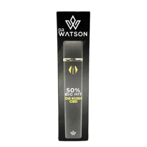 DR WATSON Big Hit 50% CBD | CBG Vape Pen with Natural Terpenes